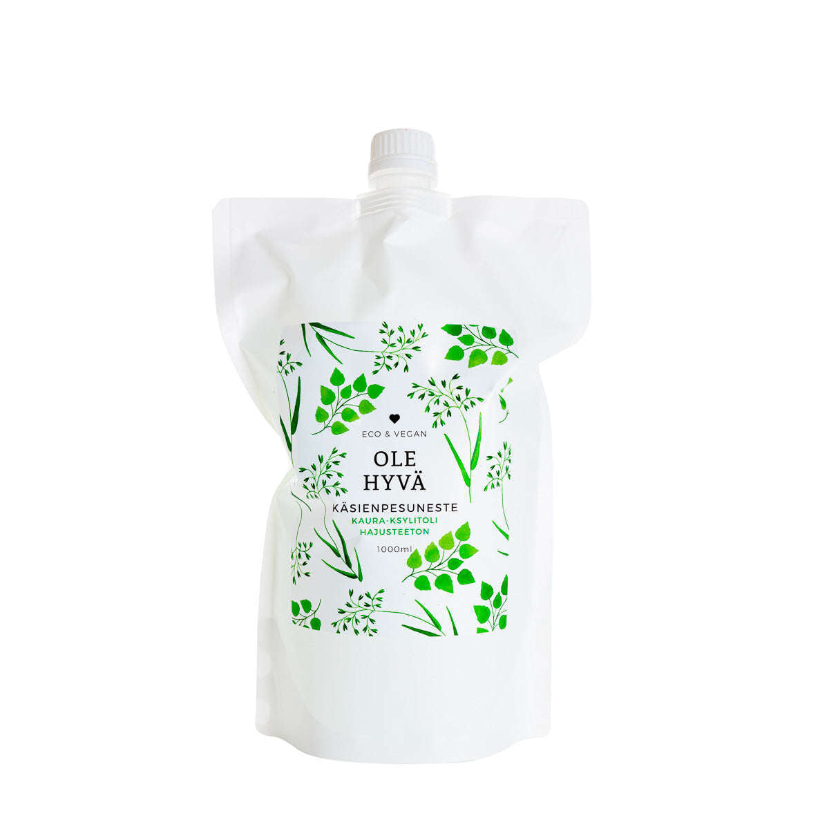 Ole Hyvä Hajusteeton Käsienpesuneste Kaura-Ksylitoli-Ole Hyvä-Hyvinvoinnin Tavaratalo