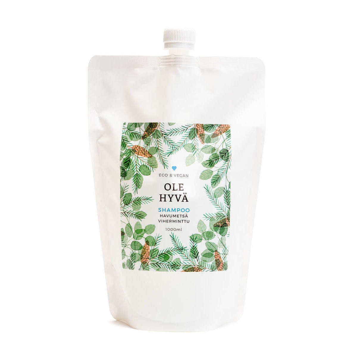 Ole Hyvä Shampoo Havumetsä-Viherminttu-Ole Hyvä-Hyvinvoinnin Tavaratalo