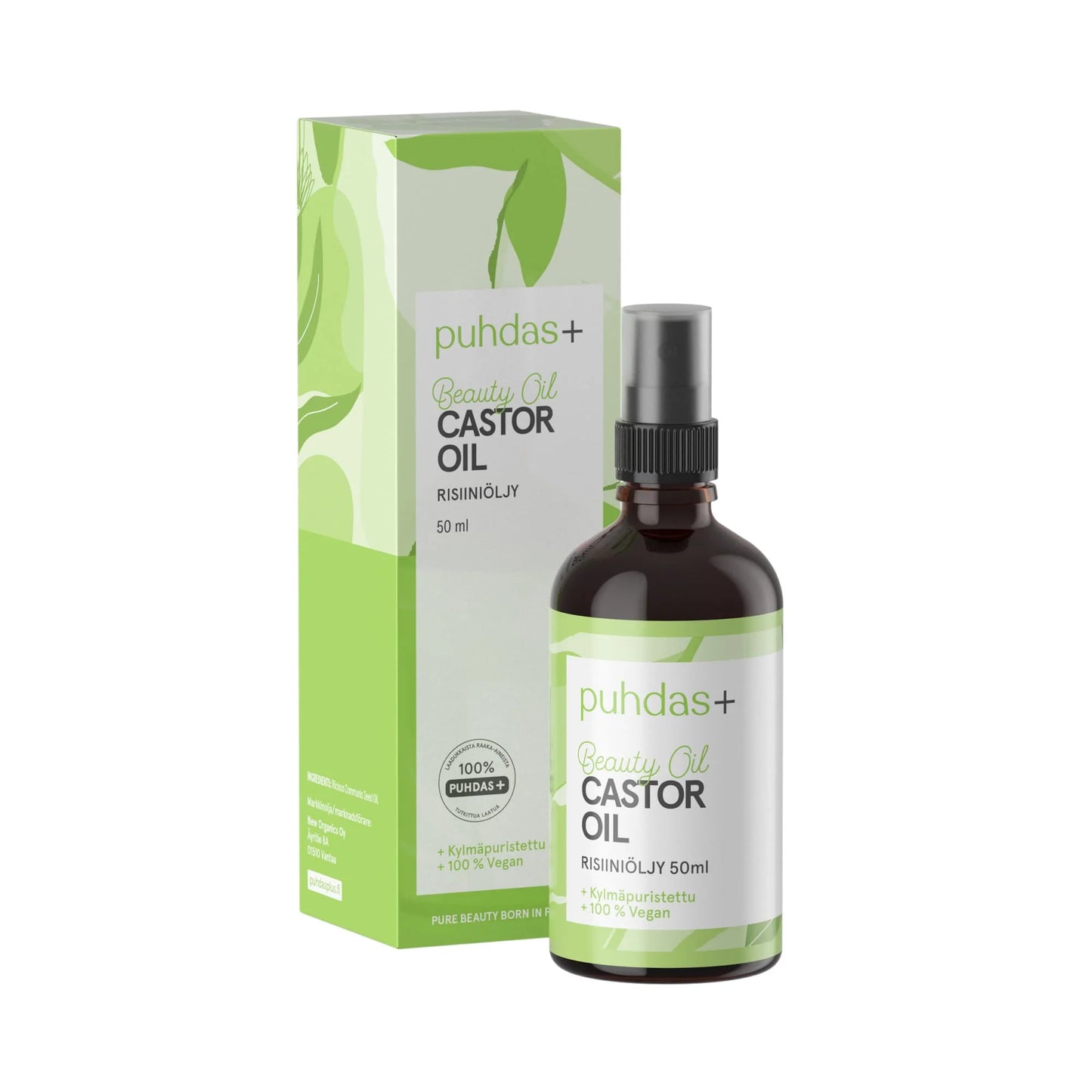 Puhdas+ Beauty Oil Risiiniöljy-Puhdas+-Hyvinvoinnin Tavaratalo