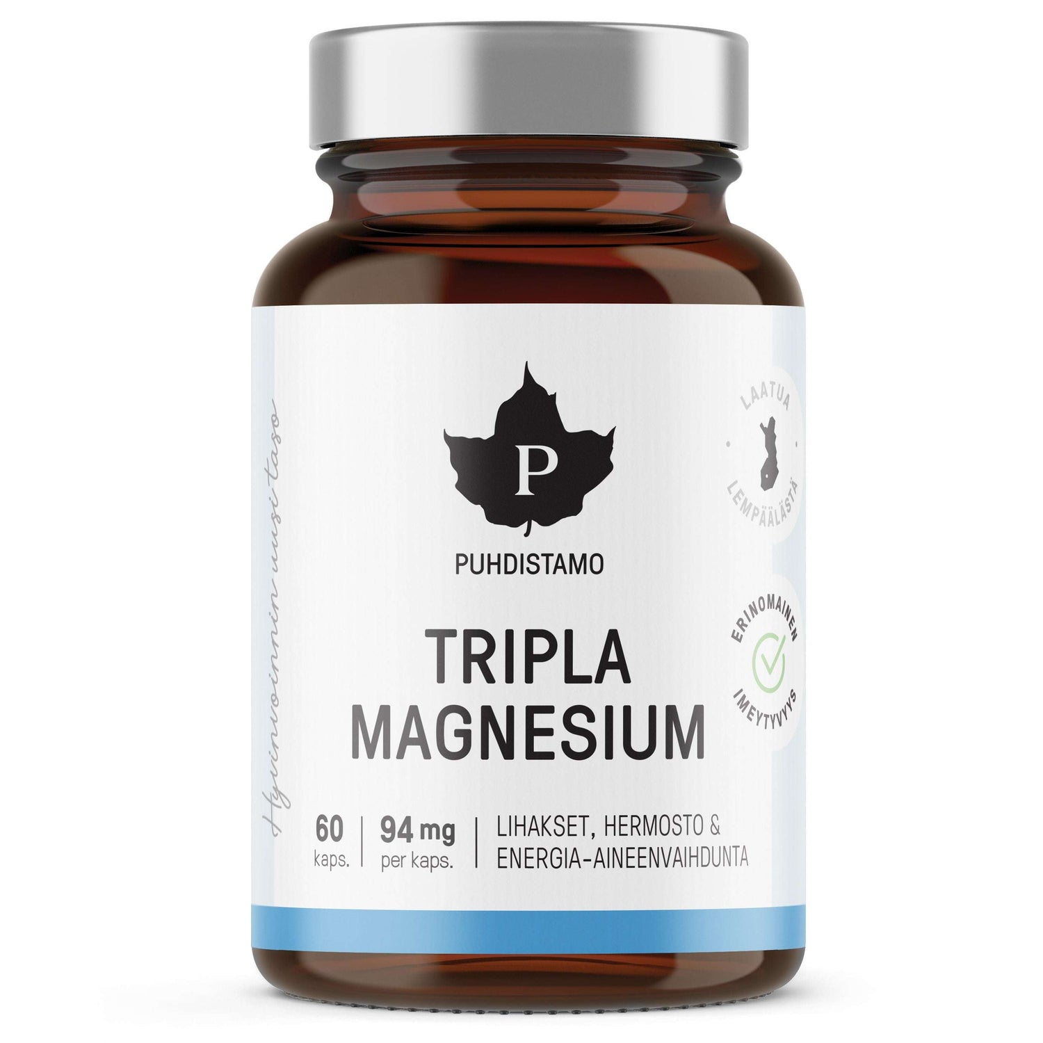 Puhdistamo Tripla Magnesium-Puhdistamo-Hyvinvoinnin Tavaratalo