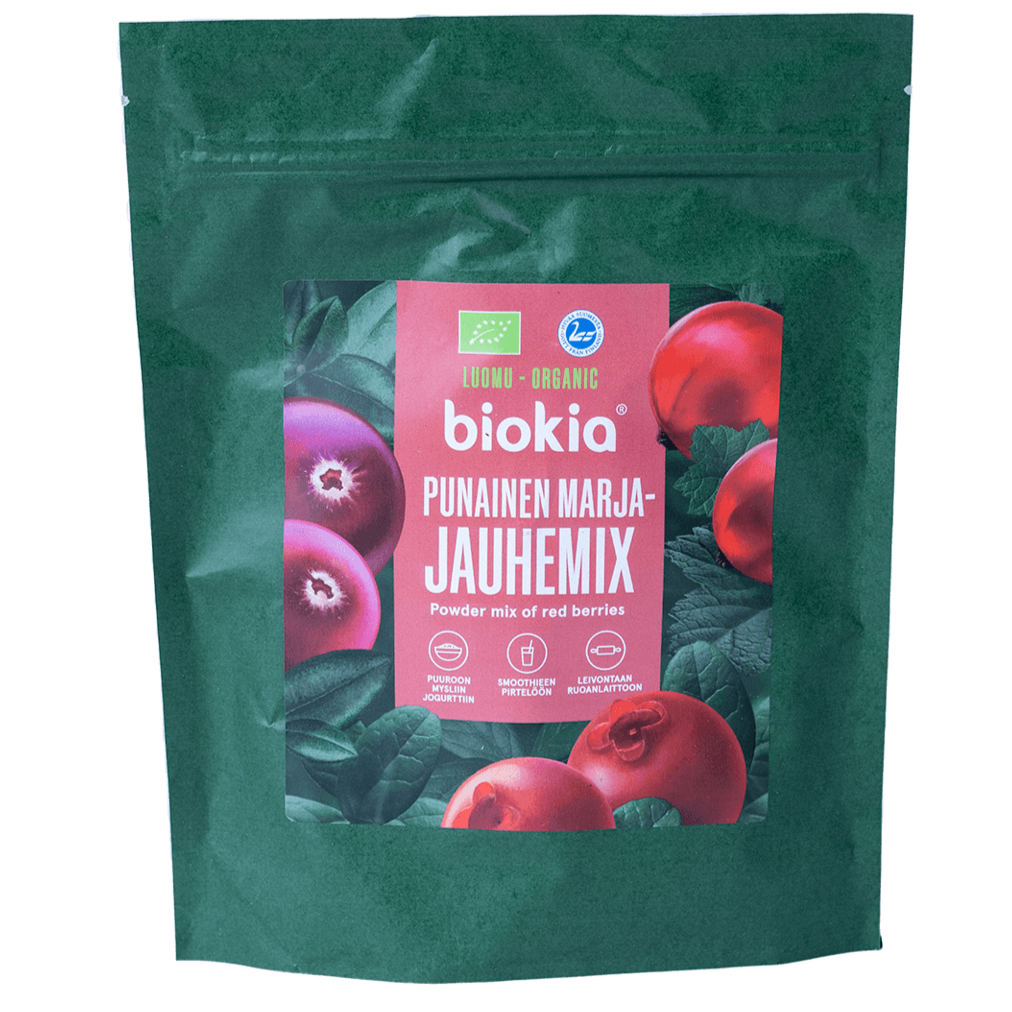 Biokia Luomu Punainen Marjajauhemix-Biokia-Hyvinvoinnin Tavaratalo