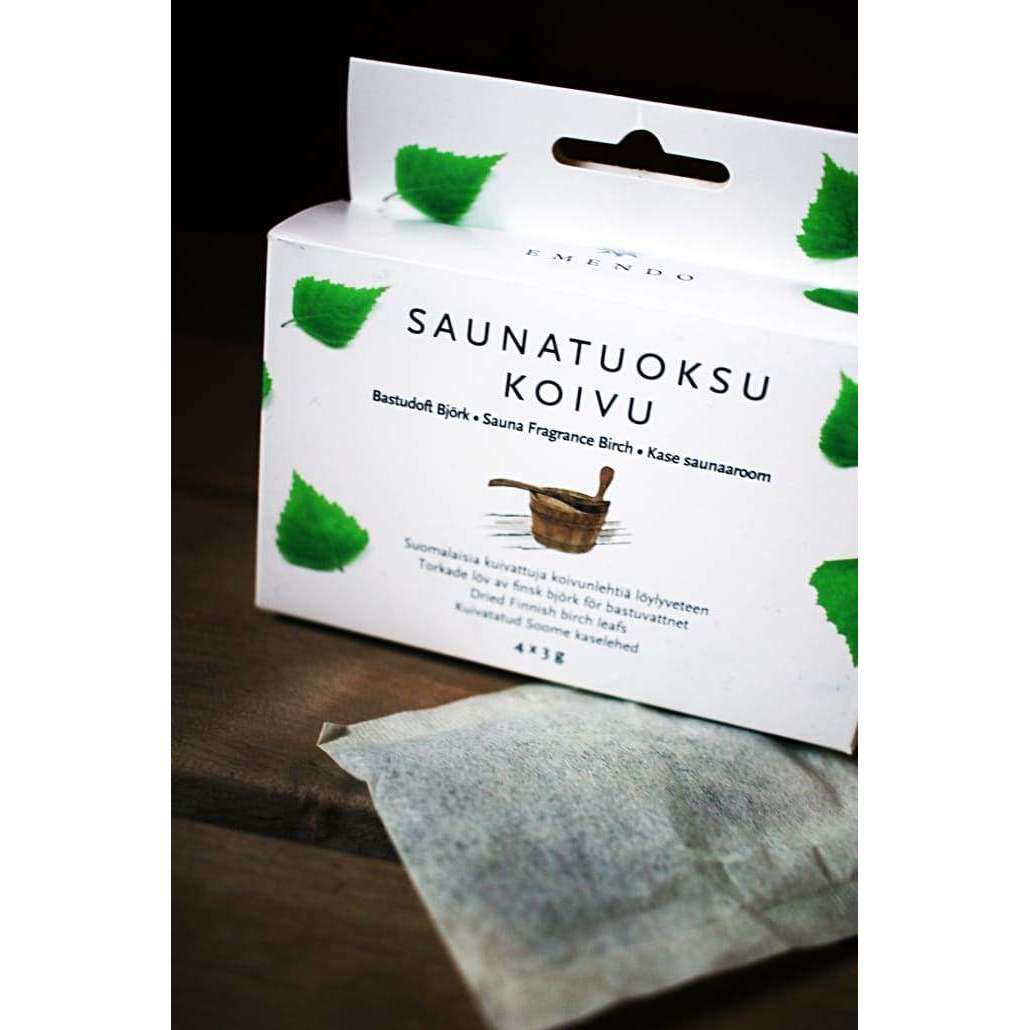 Emendo Saunatuoksu Koivu 4-pack-Emendo-Hyvinvoinnin Tavaratalo