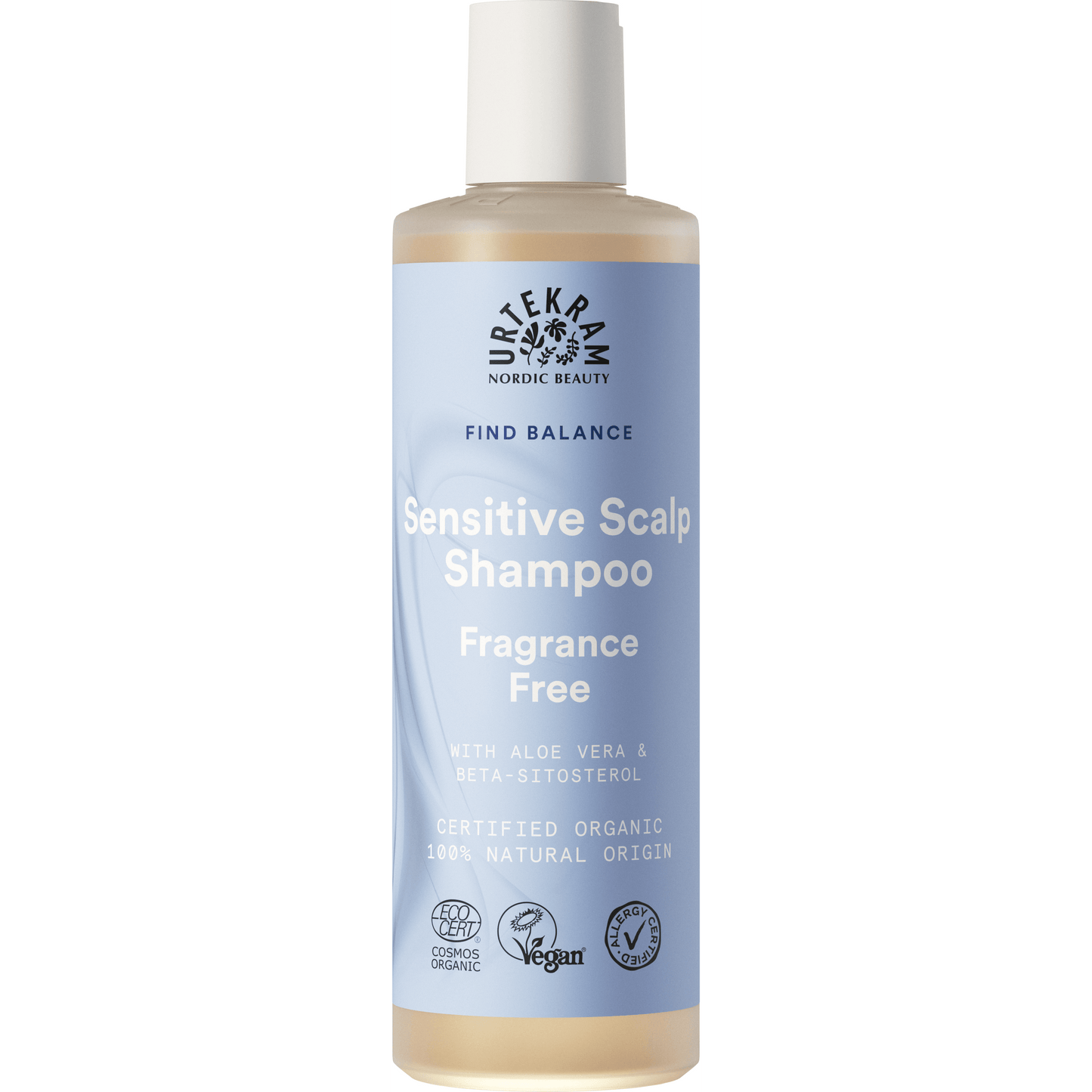 Urtekram Find Balance Fragrance Free Shampoo-Urtekram-Hyvinvoinnin Tavaratalo