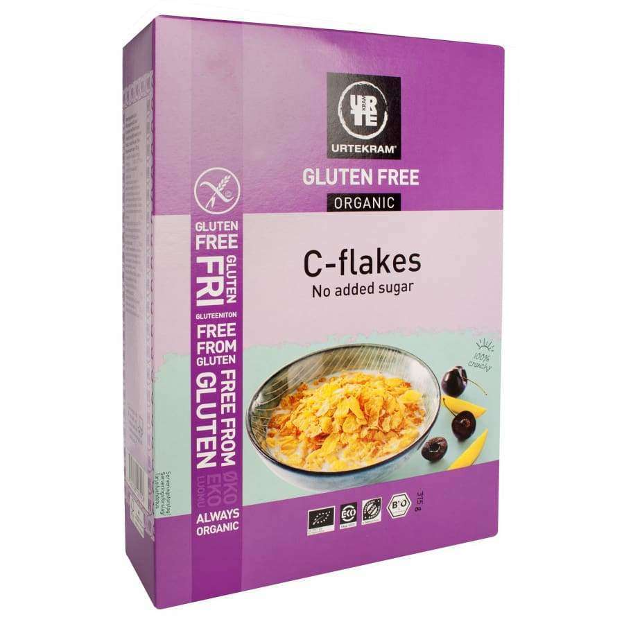 Urtekram Gluteeniton Luomu Corn Flakes-Urtekram-Hyvinvoinnin Tavaratalo