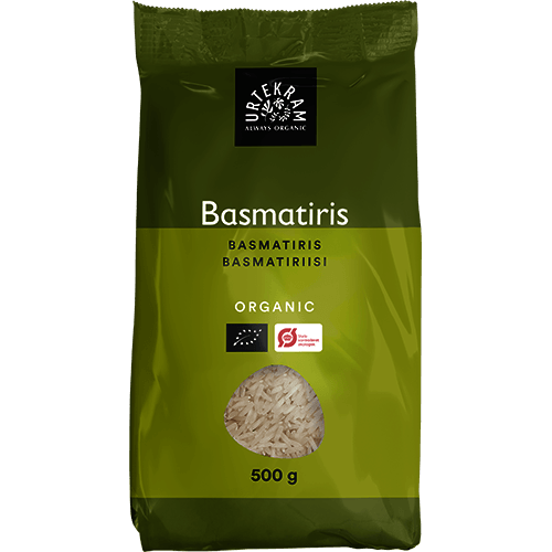 Urtekram Luomu Basmati valkoinen riisi-Urtekram-Hyvinvoinnin Tavaratalo