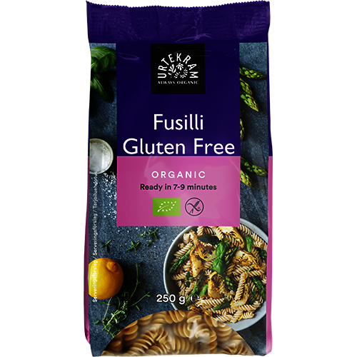 Urtekram Gluteeniton Luomu Fusilli-Urtekram-Hyvinvoinnin Tavaratalo