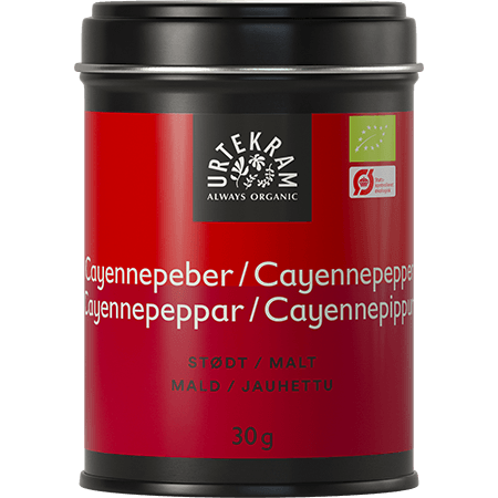 Urtekram Luomu Cayennepippuri-Urtekram-Hyvinvoinnin Tavaratalo