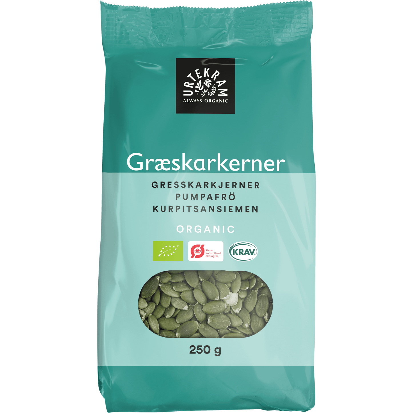 Urtekram Luomu Kurpitsansiemen-Urtekram-Hyvinvoinnin Tavaratalo