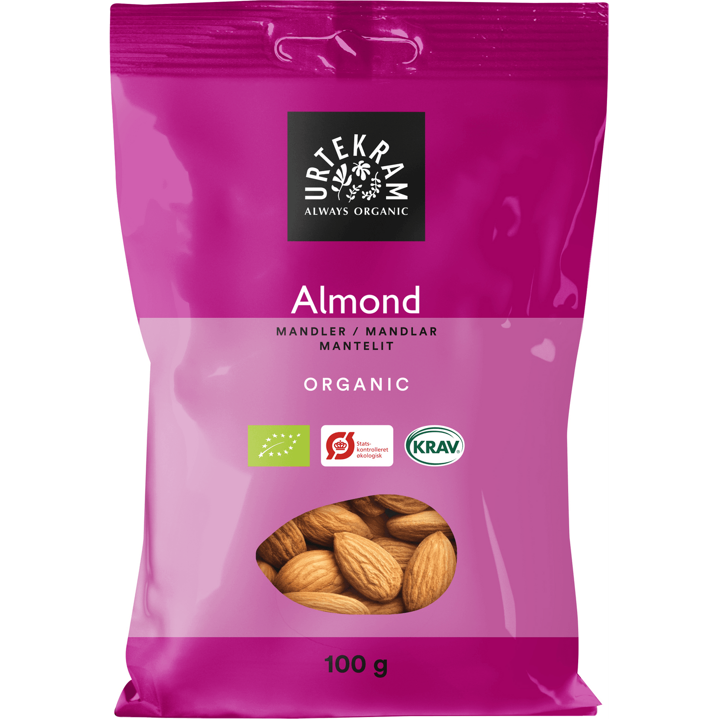 Urtekram Luomu Manteli-Urtekram-Hyvinvoinnin Tavaratalo