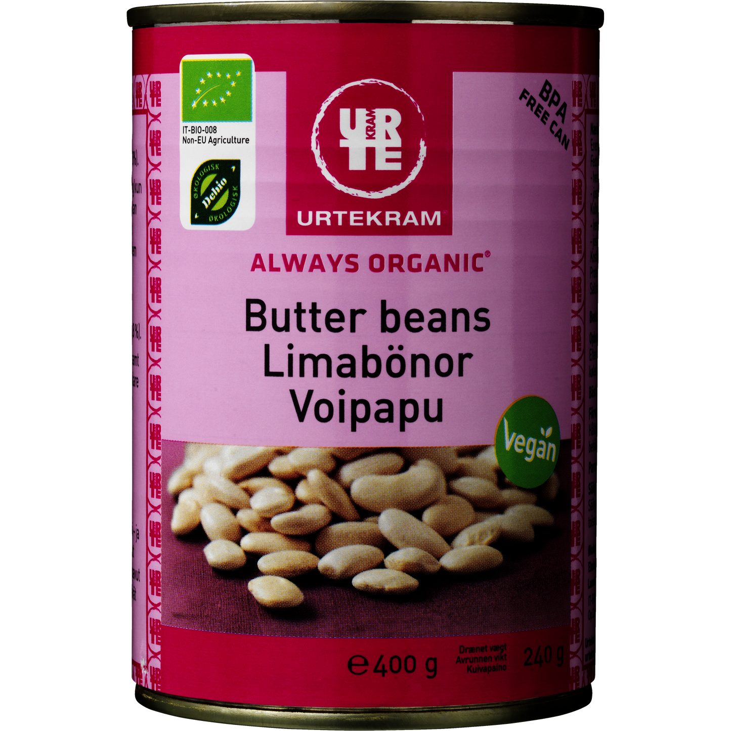 Urtekram Luomu Voipapu säilyke-Urtekram-Hyvinvoinnin Tavaratalo