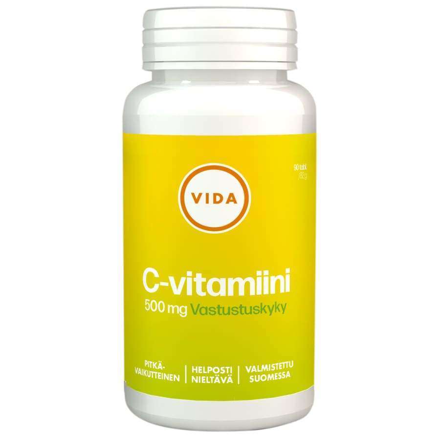 Vida Pitkävaikutteinen C-vitamiini 500 mg-Vida-Hyvinvoinnin Tavaratalo