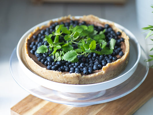 Gluteeniton, laktoositon ja vegaaninen mintturaakasuklaakakku 