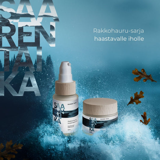 Saaren Taika Rakkohauru ihonhoitosarja