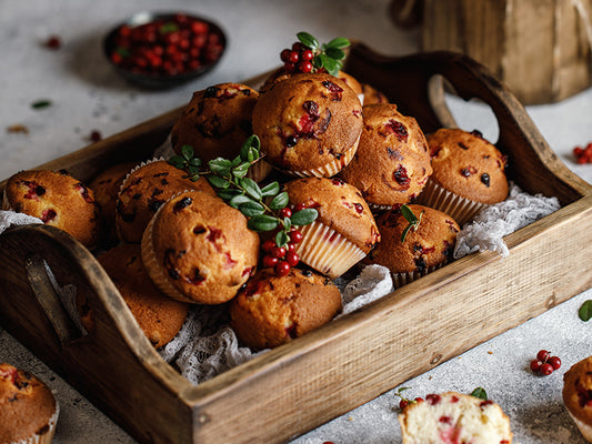 Gluteenittomat puolukkamuffinssit