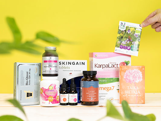 Hyviksen Naistenviikoilta löydät runsaasti etenkin naisten hyvinvointia tukevia tuotteita alehintaan