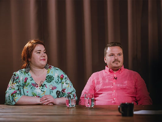 Hanneli Salo ja Tomi Kottonen TerveysSummitin haastattelussa