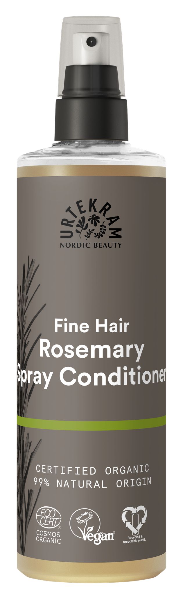 Urtekram Rosemary Hoitoainesuihke 250 ml, huuhtelematon hoitoainesuihke
