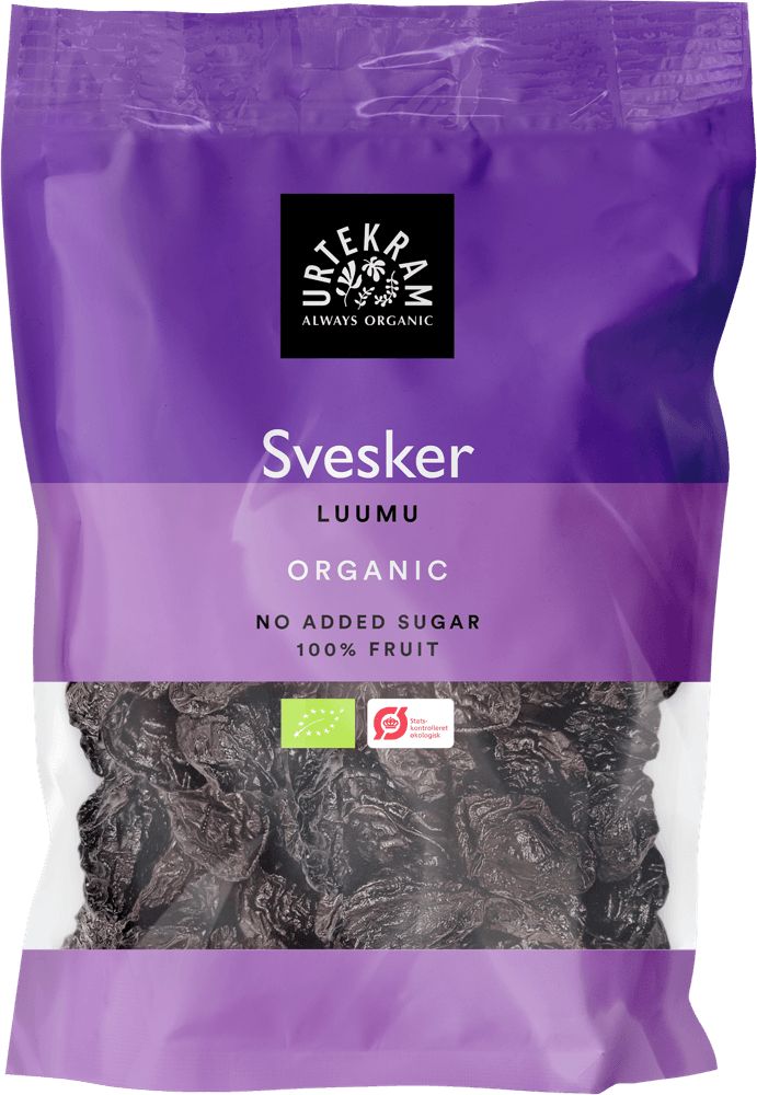 Urtekram Luomu Luumu, tuotepakkaus 150 g