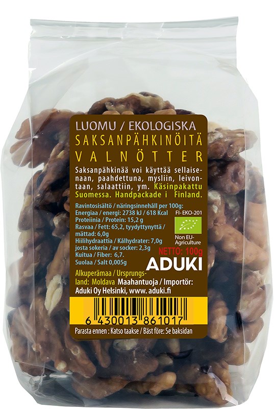 Aduki Luomu Saksanpähkinä
