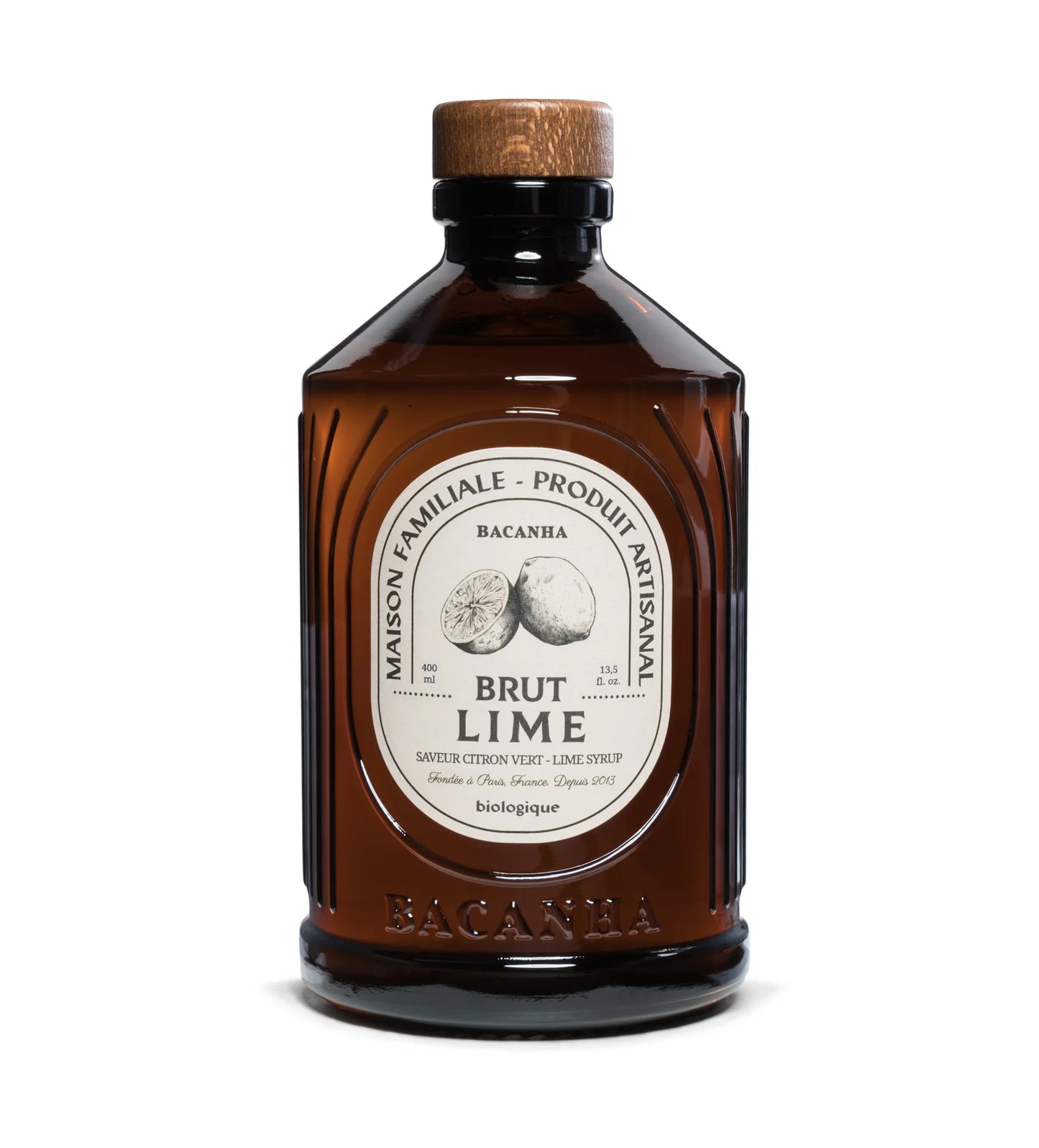 Bacanha Luomu Limesiirappi – aito limen maku, 400 ml lasipullo