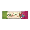 BareBar Berry Mix 24-pack; BareBar-patukka Berry Mix -makuisena, kääreessä kuvia vadelmista ja mustikoista; suorakulmainen kääre poimutetuin reunoin, pääosin vihreä, kermanvärinen ja vaaleanpunainen mattapintaisena; lihavoitu groteskifontti tuotenimessä ja mauassa; paino 40 g; valkoinen tausta, ei ihmisiä tai tarvikkeita.
