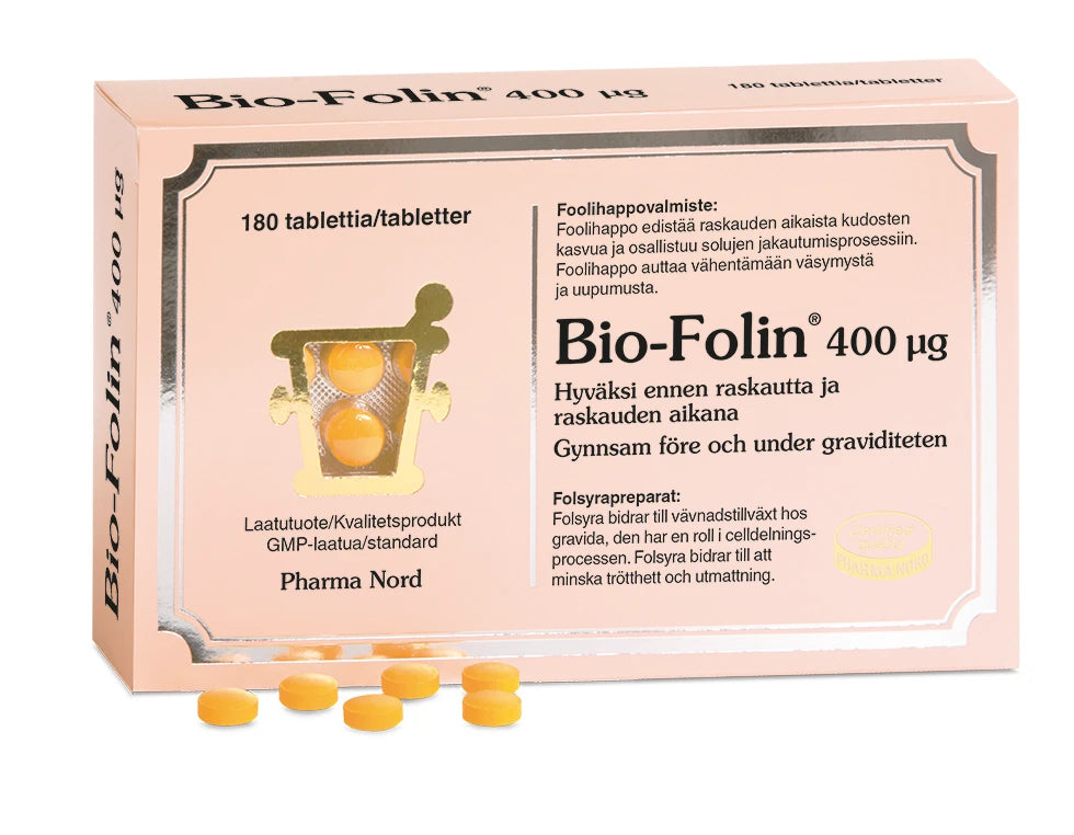 Bio-Folin 400 mikrog-Pharma Nord-Hyvinvoinnin Tavaratalo