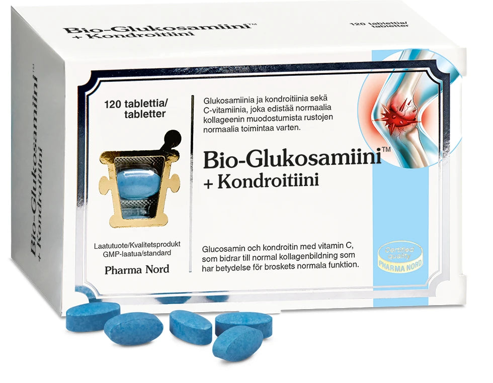 Bio-Glukosamiini + Kondroitiini-Pharma Nord-Hyvinvoinnin Tavaratalo