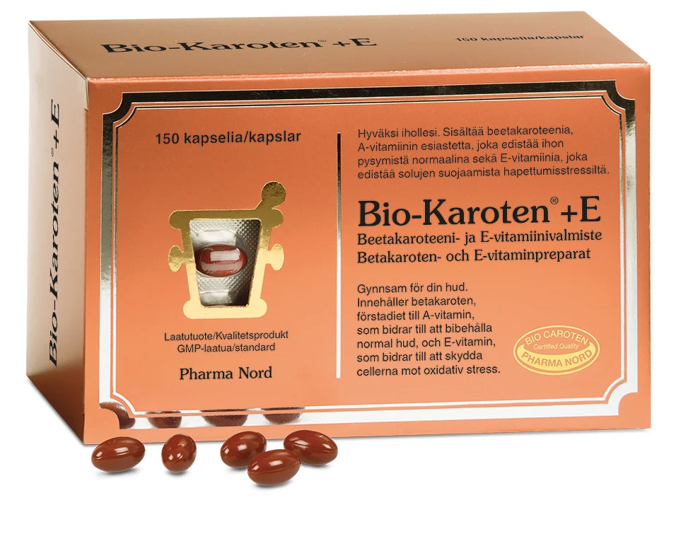 Bio-Karoten+E-Pharma Nord-Hyvinvoinnin Tavaratalo