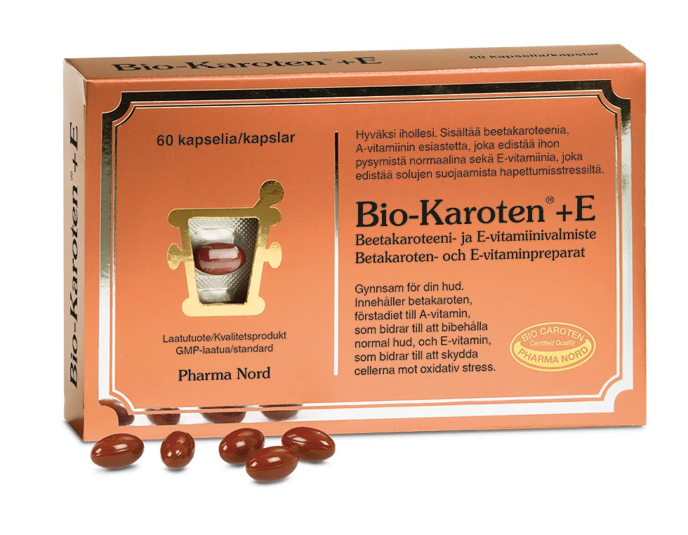 Bio-Karoten+E-Pharma Nord-Hyvinvoinnin Tavaratalo