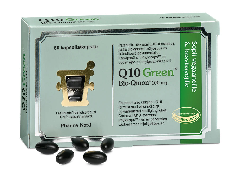 Bio-Qinon Q10 Green 100 mg-Pharma Nord-Hyvinvoinnin Tavaratalo
