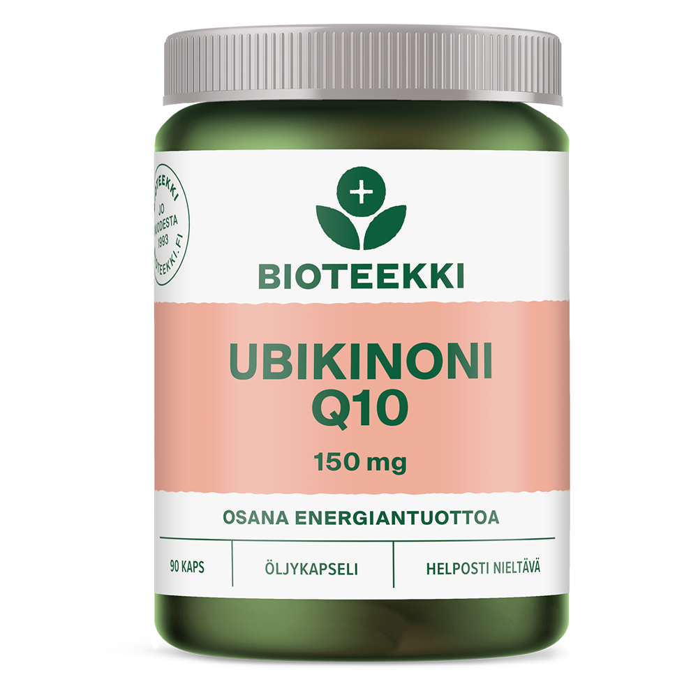 Bioteekki Ubikinoni Q10-Bioteekin-Hyvinvoinnin Tavaratalo