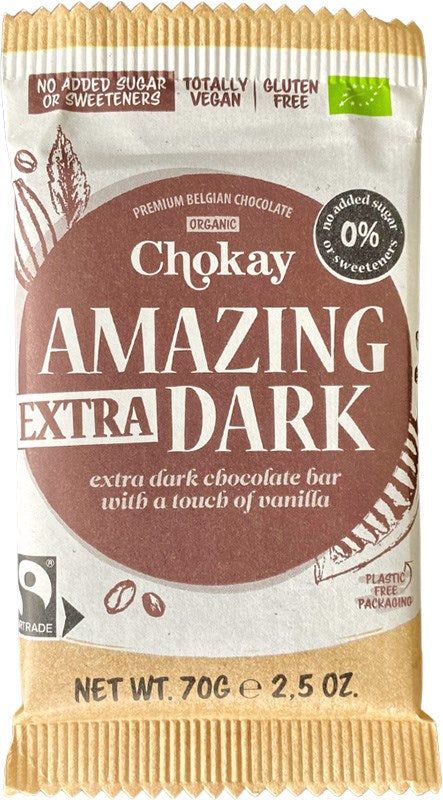 Chokay Luomu Tumma Suklaa 65 %-Chokay-Hyvinvoinnin Tavaratalo