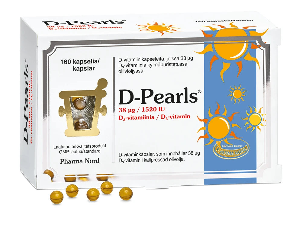D-Pearls 38 mikrog-Pharma Nord-Hyvinvoinnin Tavaratalo