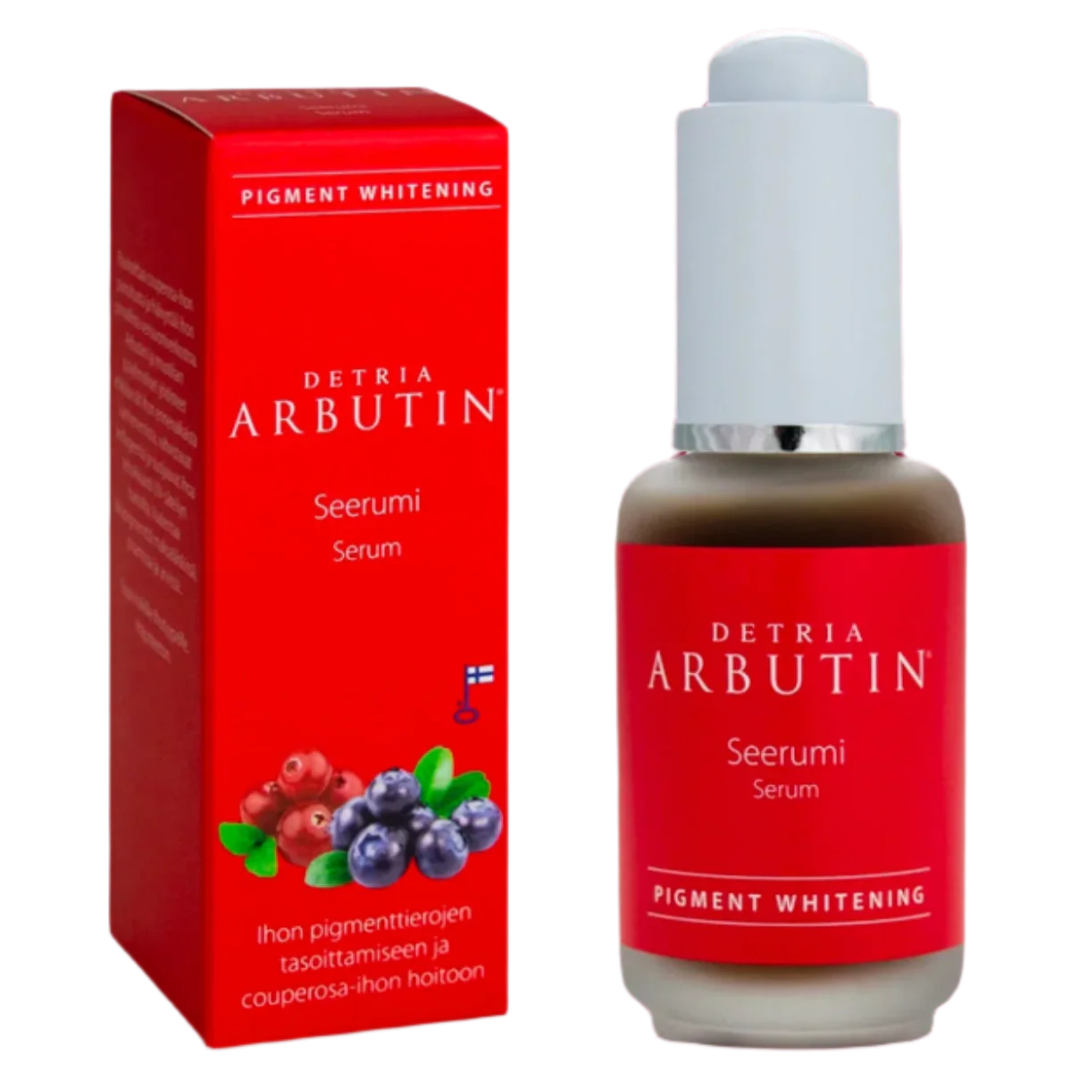 Detria Arbutin Lahjapakkaus Seerumi & Yövoide-Detria Arbutin-Hyvinvoinnin Tavaratalo