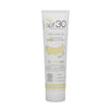 Dhyvana CC Sävytetty aurinkovoide kasvoille SK30 Golden Beige; tuubi Ohyvana CC-Cream SPF 30 -mineraaliaurinkosuojaa, merkitty luomuksi, vegaaniseksi ja eläinkokeettomaksi, sävytetty vadelmaöljyllä ja hyaluronihapolla kosteuttavaa peittoa varten valkoisella taustalla; tuubi keskikokoinen mattapintaisena, pystysuunnassa pyöristetyin reunoin ja ruuvikorkilla; päätekstin kirjasin groteskia iso- ja pienaakkosin; ei ihmisiä tai rekvisiittaa kuvassa.