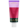 A tube labeled DJUSIE features a vibrant purple and red design, with text near the top that reads SLEEP TIGHT Intensive Night Treatment. The cap is white. The tube has a cylindrical shape with a matte finish and uses bold sans-serif fonts for both the brand and product name. Background and setting are not described; shot does not include people or hands.