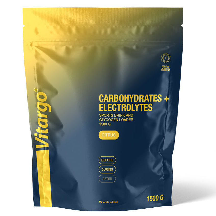 Vitargo Carbohydrates Plus Electrolyte – hiilihydraatti ja elektrolyytit, Citrus, 1500 g