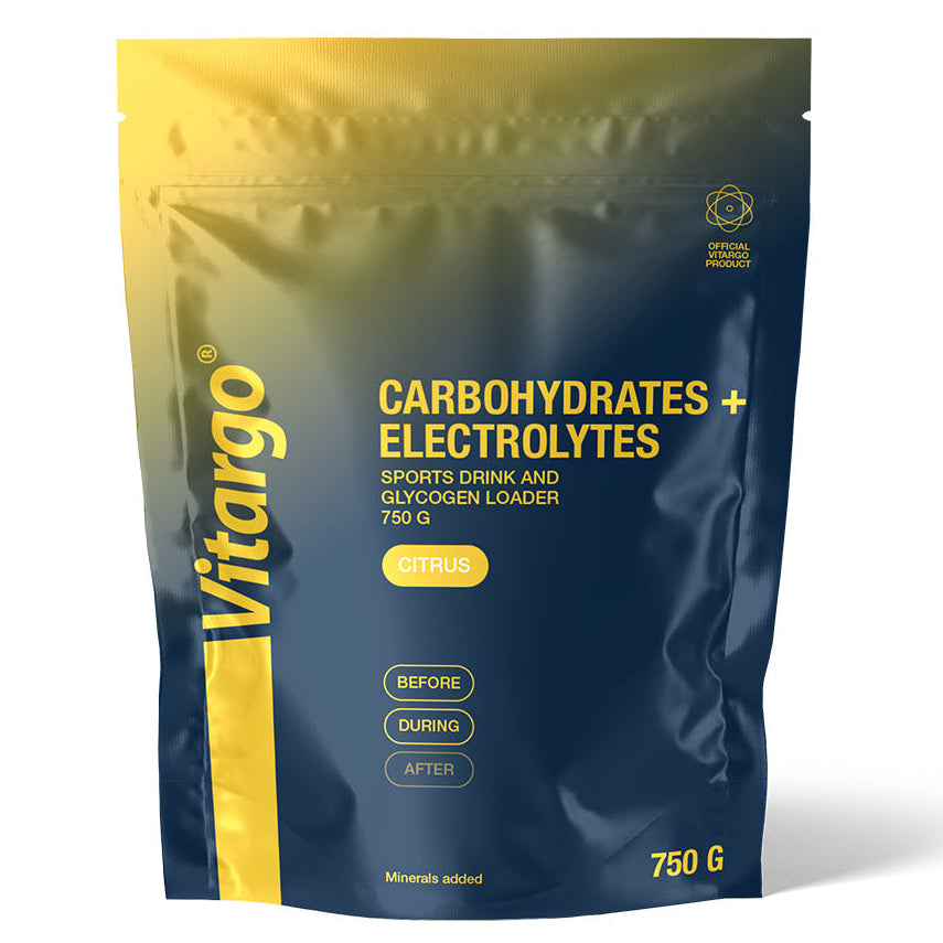 Vitargo Carbohydrates Plus Electrolyte – hiilihydraatti ja elektrolyytit, Citrus, 750 g