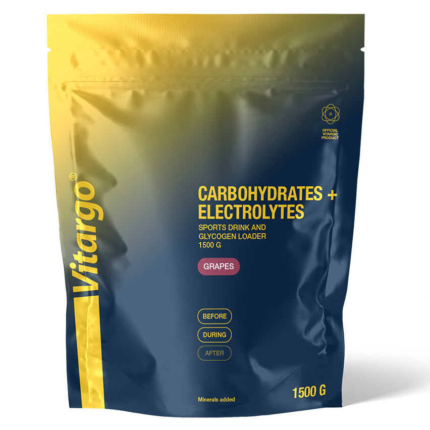 Vitargo Carboloader Plus Electrolyte – hiilihydraatti ja elektrolyytit, Grapes, 1500 g