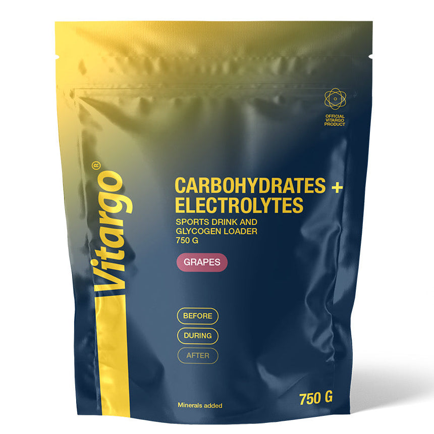 Vitargo Carboloader Plus Electrolyte – hiilihydraatti ja elektrolyytit, Grapes, 750 g