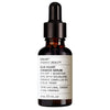 Evolve Blue Velvet Ceramide Serum; ruskea lasinen tiputinpullo tekstillä "Blue Velvet Ceramide Serum by Evolve Organic Beauty" kuivalle tai herkälle iholle; musta kumikorkki ja mattavalkoinen etiketti mustalla groteskitekstillä luonnollisista ainesosista, tilavuus 30 ml; lieriön muotoinen; valkoinen tausta, ei ihmisiä tai käsiä, suora tuotekuva.