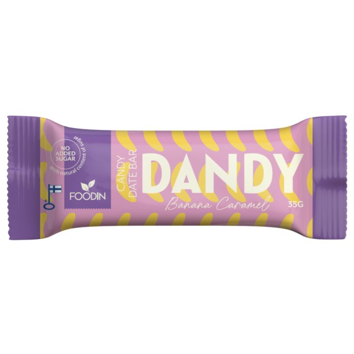 Foodin Dandy Candy Date Bar Banana Caramel-Foodin-Hyvinvoinnin Tavaratalo