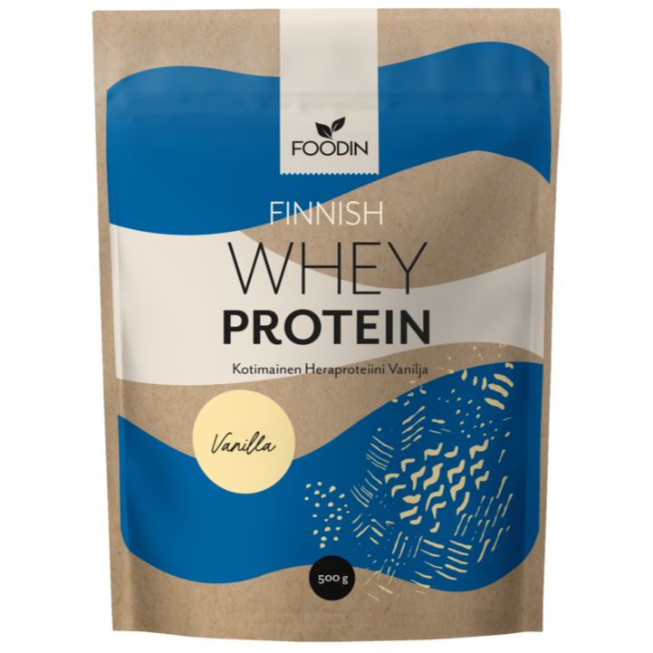Foodin Kotimainen Heraproteiini Vanilja-Foodin-Hyvinvoinnin Tavaratalo