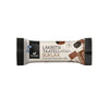 A wrapped Foodin Lakritsi Taateli Suklaa bar featuring licorice and date alongside rich chocolate graphics on the packaging. The text is in both Finnish and English. The wrapper is rectangular with a matte finish, predominantly brown with images of licorice pieces, dates, and chocolate. Typography is bold sans-serif, mostly white lettering. Product placed on a plain background with no other objects or people in view.