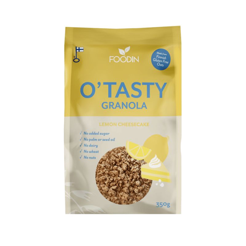Foodin O`Tasty Kauragranola Lemon Cheesecake-Foodin-Hyvinvoinnin Tavaratalo