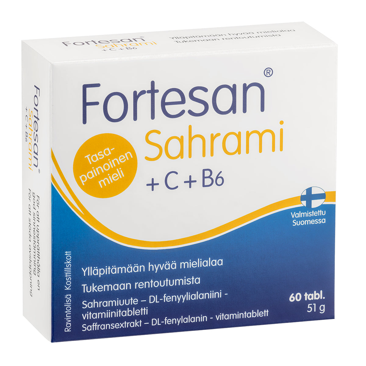 Fortesan® Sahrami + C + B6-Hankintatukku-Hyvinvoinnin Tavaratalo