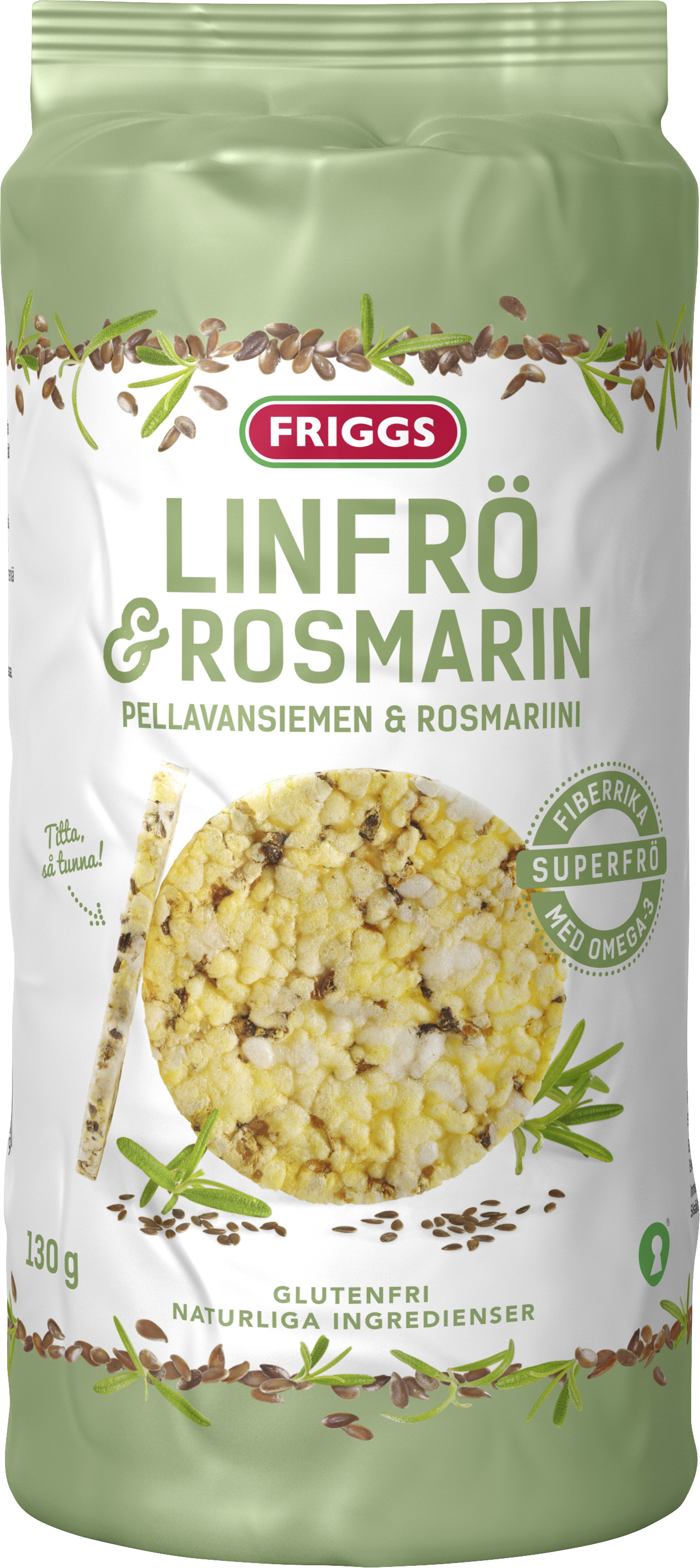 Friggs Maissikakku Pellavansiemen & Rosmariini-Friggs-Hyvinvoinnin Tavaratalo
