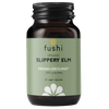 Fushi Slippery Elm 60 vegaanikapselia, jalavankuorijauhe lasipurkissa