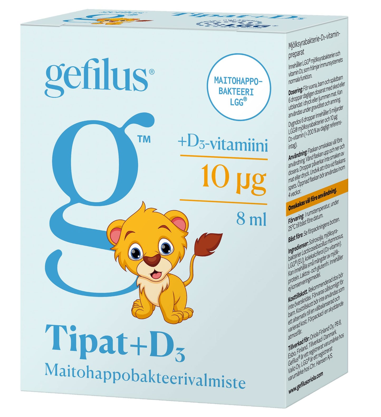 Gefilus Tipat + D3-vitamiini-Gefilus-Hyvinvoinnin Tavaratalo