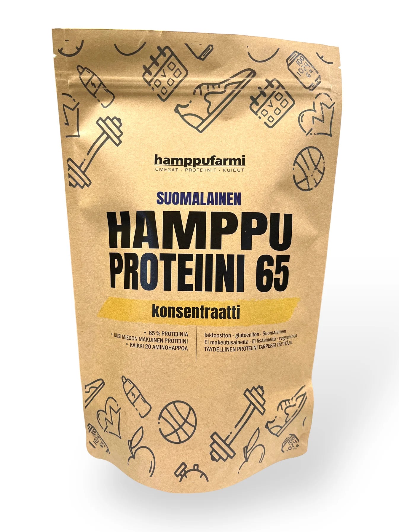 Hamppufarmi Hamppuproteiini 65 Vegeproteiini Hamppufarmi Hamppuproteiini 65 Vegeproteiini